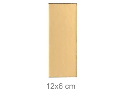 LEPENKOVÁ PODLOŽKA ZLATÁ 12x6 cm