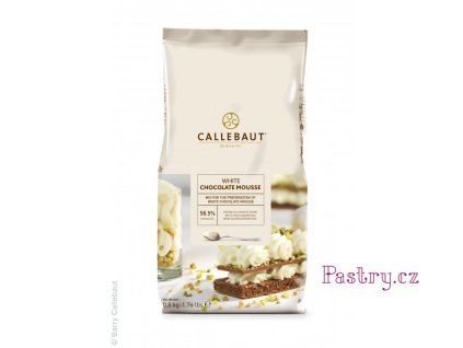 SLEVA - CALLEBAUT MOUSSE - BÍLÁ ČOKOLÁDA 800g - MINIMÁLNÍ TRVANLIVOST 30.07.2025