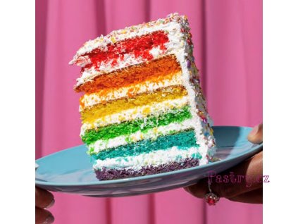 SLEVA - SMĚS V PRÁŠKU NA VÝROBU RAINBOW CAKE - ZELENÁ 100g - MIN.TRVANLIVOST 20.08.2025