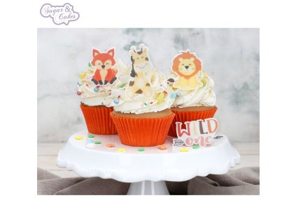wafer paper wildtiere vorgestanzt 16 stueck