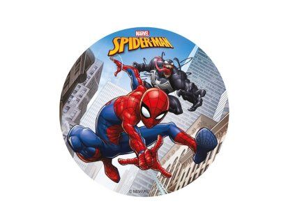 JEDLÝ OBRÁZEK NA HMOTĚ - SPIDERMAN pr.15,5cm