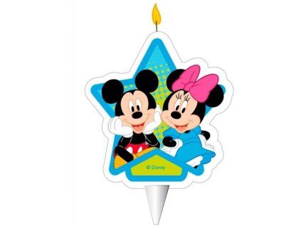 DORTOVÉ SVÍČKY - MICKEY A MINNIE