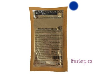 SLEVA - MODELOVACÍ A POTAHOVACÍ HMOTA RAINBOW PASTE - MODRÁ 250g - MIN. TRVANLIVOST 06.09.2025