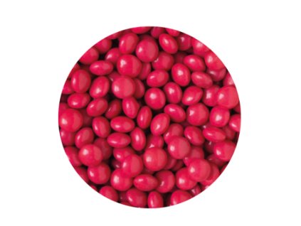 PASTRY BONBONY Z MLÉČNÉ ČOKOLÁDY - ČERVENÉ 50g