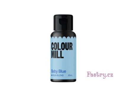 SLEVA - COLOUR MILL BARVA TEKUTÁ NA VODNÍ BÁZI - BABY BLUE (MODRÁ BABY) 20 ml - MINT. TRV. 10/25