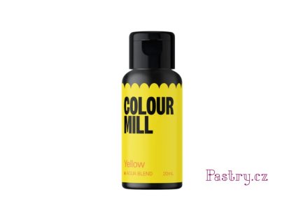 SLEVA - COLOUR MILL BARVA TEKUTÁ NA VODNÍ BÁZI - YELLOW (žlutá) 20 ml - MIN. TRV. 10/25
