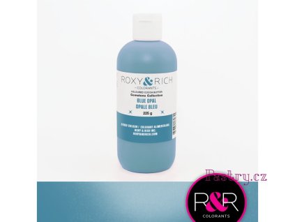 SLEVA - ROXY & RICH KAKAOVÉ MÁSLO TŘPYTIVÉ - MODRÉ BLUE OPAL VELKÉ BALENÍ 225g - DMT. 10/25