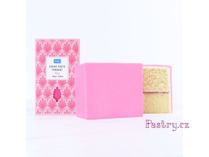SLEVA - MODELOVACÍ A POTAHOVACÍ HMOTA - RŮŽOVÁ (PINK) 250g - MIN. TRV. 10/2025