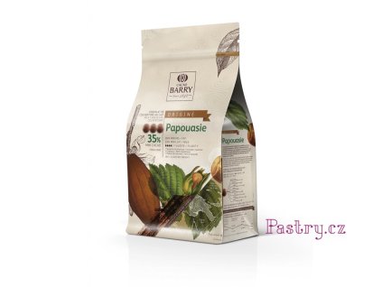 SLEVA - CACAO BARRY ČOKOLÁDA SINGLE ORIGIN PAPOUASIE MLÉČNÁ (35%) 1 kg - MIN. TRVANLIVOST 12.11.2025