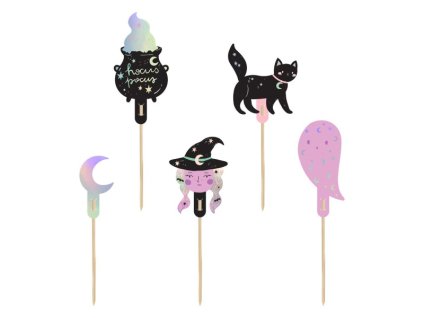Zapichy na cupcakes Halloween 6 ks 55KPM33