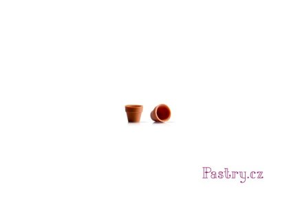 SLEVA - PASTRY ČOKOLÁDOVÝ KORPUS - MINI KVĚTINÁČKY 6ks - MIN. TRVANLIVOST 07.11.2025