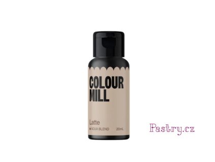 SLEVA - COLOUR MILL BARVA TEKUTÁ NA VODNÍ BÁZI - KÁVOVÁ (LATTE) 20 ml - MIN. TRVANLIVOST 11/2025