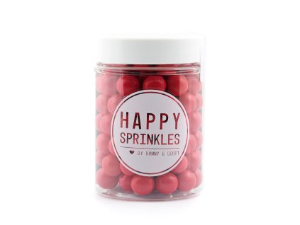 ČOKOLÁDOVÉ ZDOBENÍ HAPPY SPRINKLES - RED CHOCO M