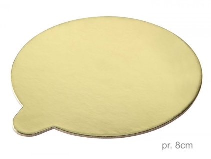 LEPENKOVÁ PODLOŽKA ZLATÁ pr.8cm