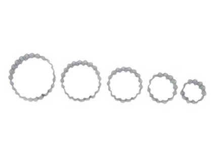 SADA VYKRAJOVÁTEK- KOLEČKA (ZOUBKOVANÁ) 5ks