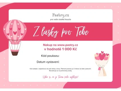 ELEKTRONICKÝ DÁRKOVÝ POUKAZ 1000 Kč