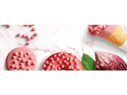 Cokoladove krupinky kulicky MONA LISA Crispearls RUBY 800g Callebaut CHR CC 2CRISE0 02B