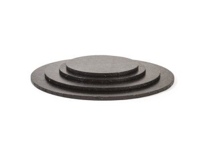 DORTOVÁ PODLOŽKA SILNÁ - ČERNÁ pr.25 cm v.1,2cm