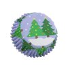 BC802 BAKING CASES 1 PME Christmas Trees Cupcake Cases, Foil Lined, Pk30 Presentation Cupcake Cases Seasonal Christmas