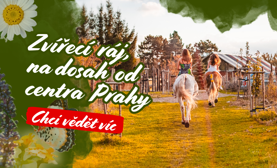 Zvířecí ráj, nadosah od centra Prahy