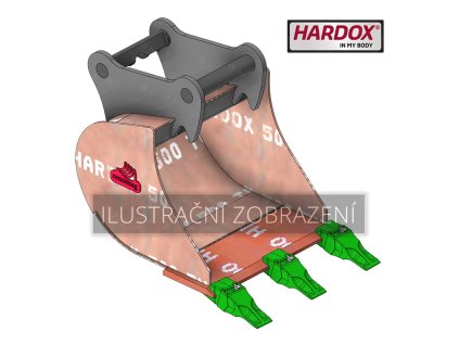 B1 400 HXP Lžíce premium Hardox