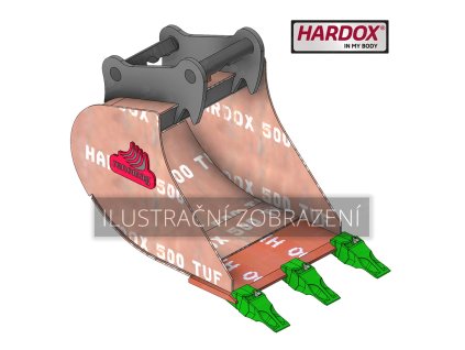 B1S 600 HXP Lžíce premium Hardox