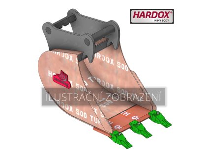 B2 500 HXP Lžíce premium Hardox