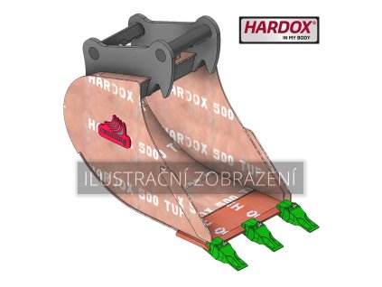 B2S 500 HXP Lžíce premium Hardox