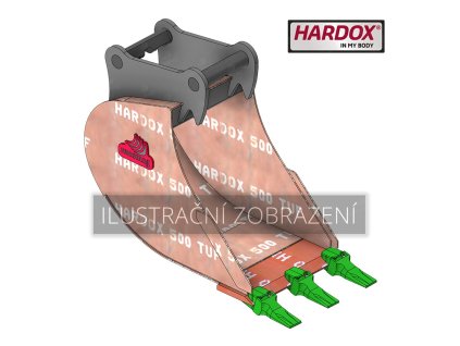 B3 300 HXP Lžíce premium Hardox