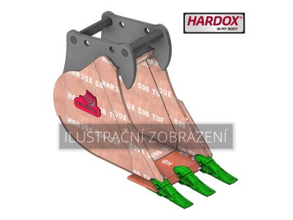 B4 1000 HXP Lžíce premium Hardox