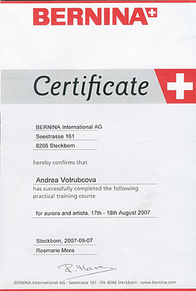 Certifikat-Bernina