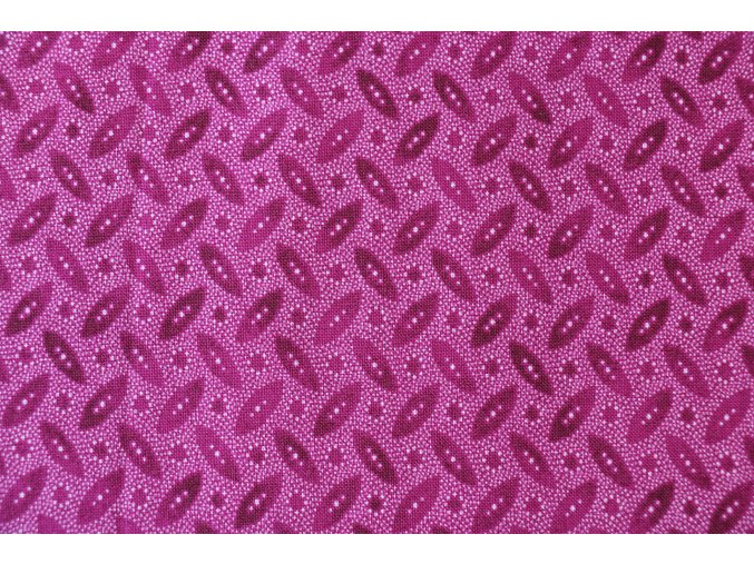 Látka Filippa´s line lístky fialová