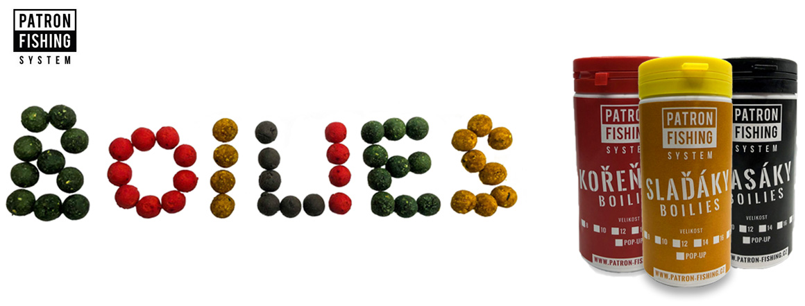 Boilies novinka Patron-Fishing