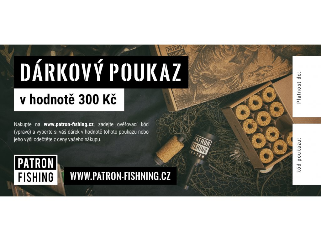 Dárkový poukaz pro rybáře