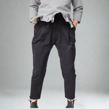 luxusní dámské kalhoty Patte Fern, černé