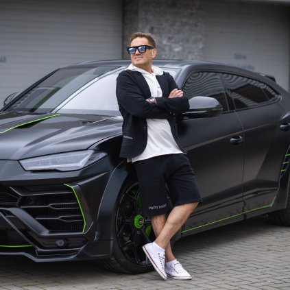 Pánské luxusní kraťasy Patte Bull, černé