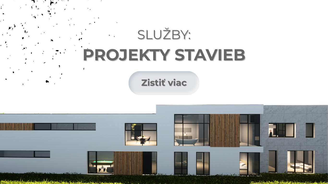 Projekty stavieb, architektúra, stavba rodinného domu, projekt domu, vyhotovenie projektov