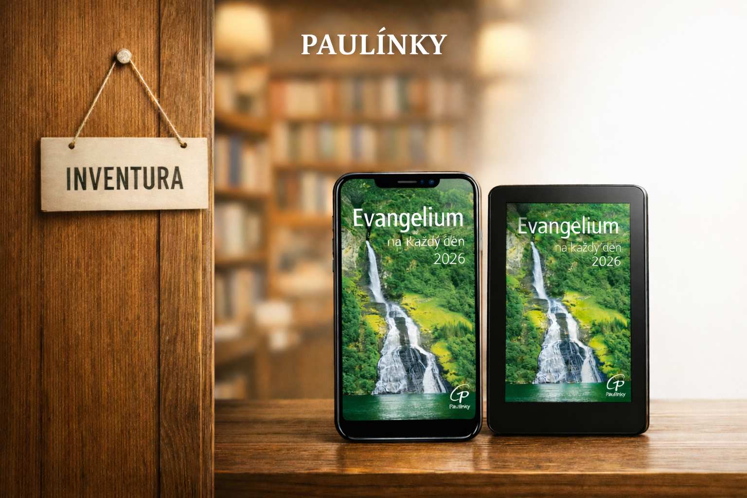 Inventura u Paulínek? Pro e-knihy a audioknihy máme otevřeno pořád!