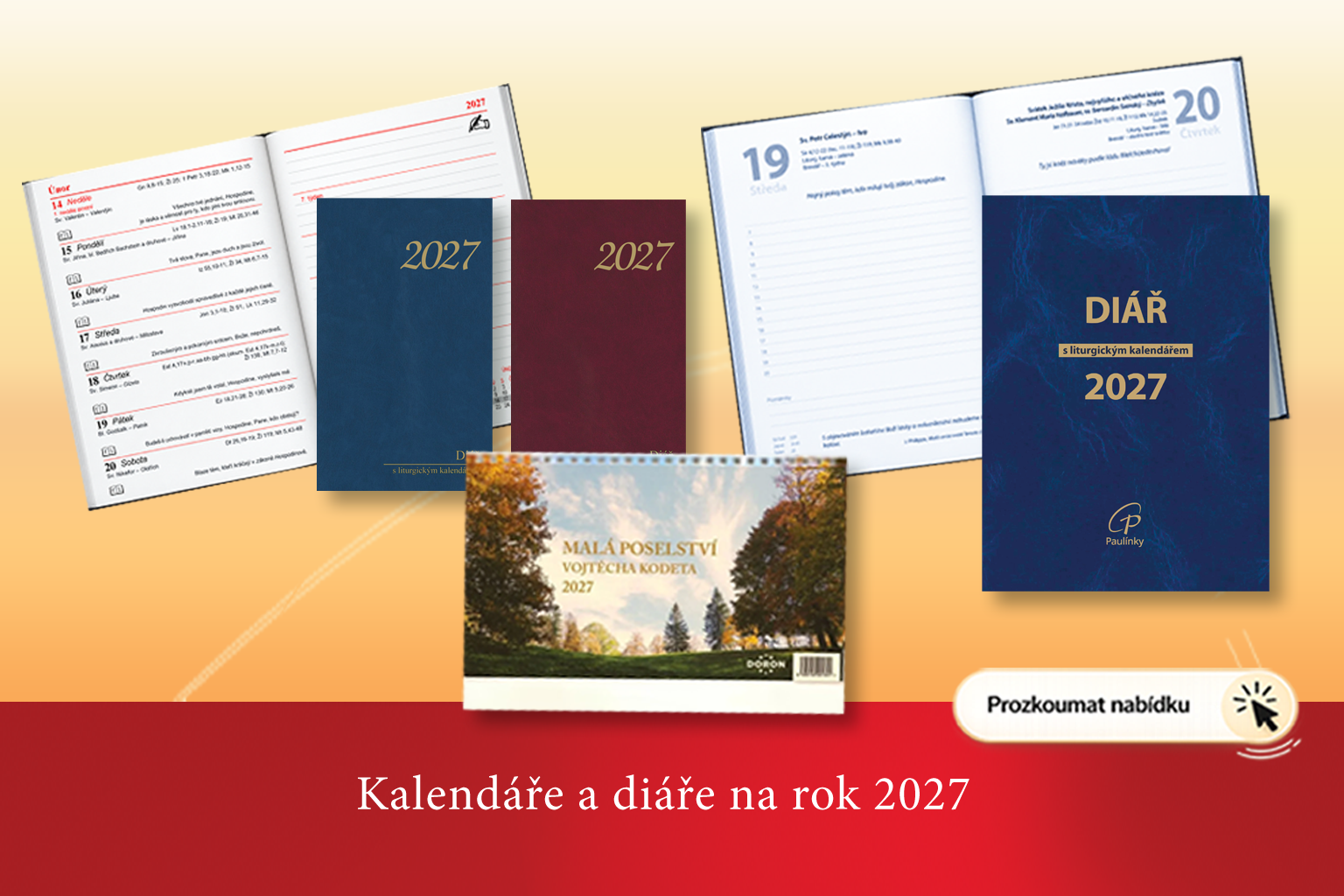 Kalendáře a diáře na rok 2027