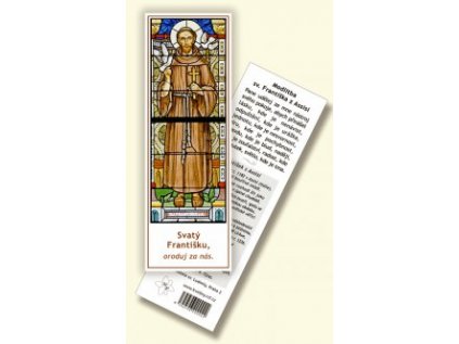 Záložka - sv. František z Assisi