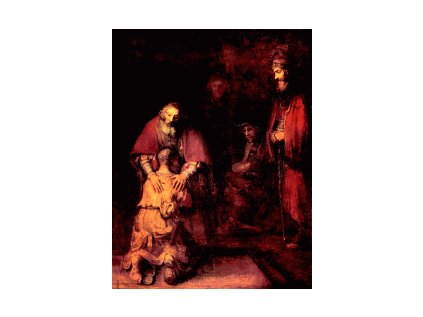 Návrat ztraceného syna (ikona 107)  Rembrandt van Rijn
