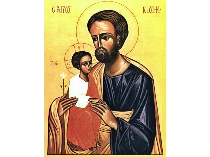 Sv. Josef s Ježíškem (ikona 091)