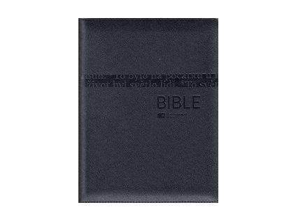 Bible ČEP DT malá, šedá, zip (1130)