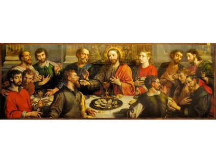 Poslední večeře (ikona 295)  portugalská malba