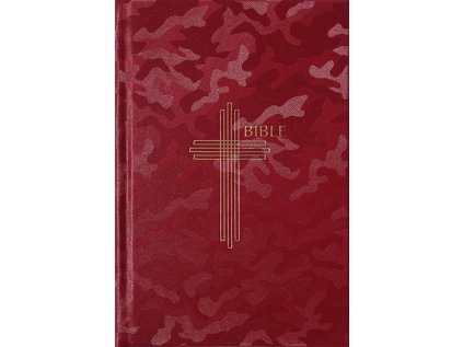 Bible jednosloupcová - červená