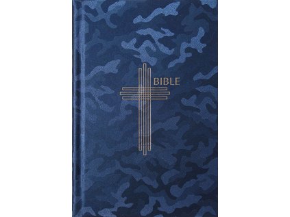 Bible jednosloupcová - modrá (1135)