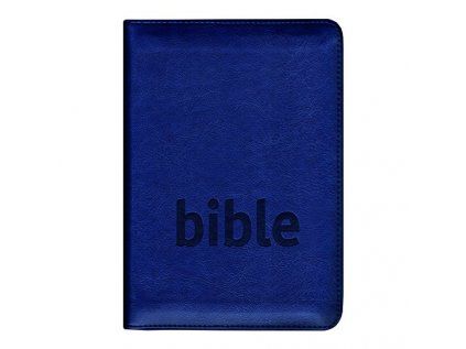 Bible - Český studijní překlad, zip, modrá 1163
