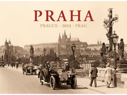 Nástěnný kalendář Praha 2024