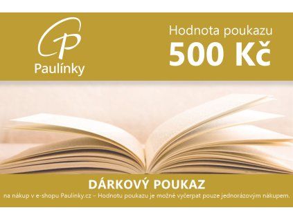 Dárkový poukaz v hodnotě 500 Kč