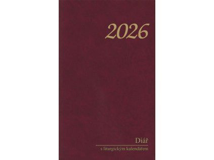 Kapesní diář na rok 2026 s liturgickým kalendářem